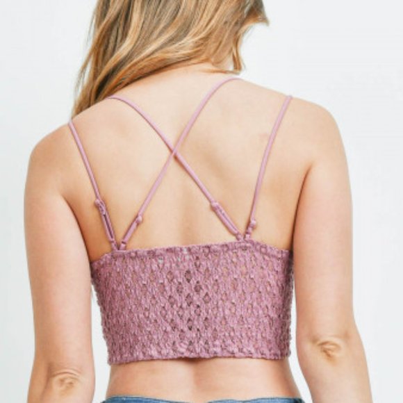 PINK LACE BRALETTE - Picture 6 of 6